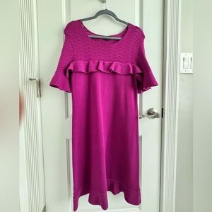 Ann Taylor Fuchsia Dress